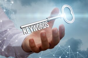 Choose the right keywords to increase your SEO.